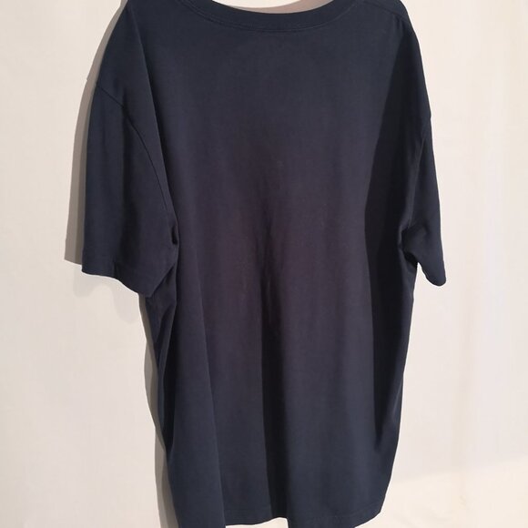 Hurley Men's Size Large Navy w/ Hurley Logo on Front Short Sleeve T-shirt - Picture 2 of 4